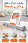 Foldable Mini Squeeze Mop – Hands-Free Desktop Cleaner