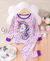 Rainbow Unicorn Kids Comfort Wear Set – Soft Cotton Outfit for Girls